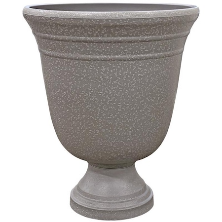 Classic Home & Garden Classic Home & Garden 19.5 in. H X 16 in. D Plastic Westpoint Urn Planter Stone 419P-120R